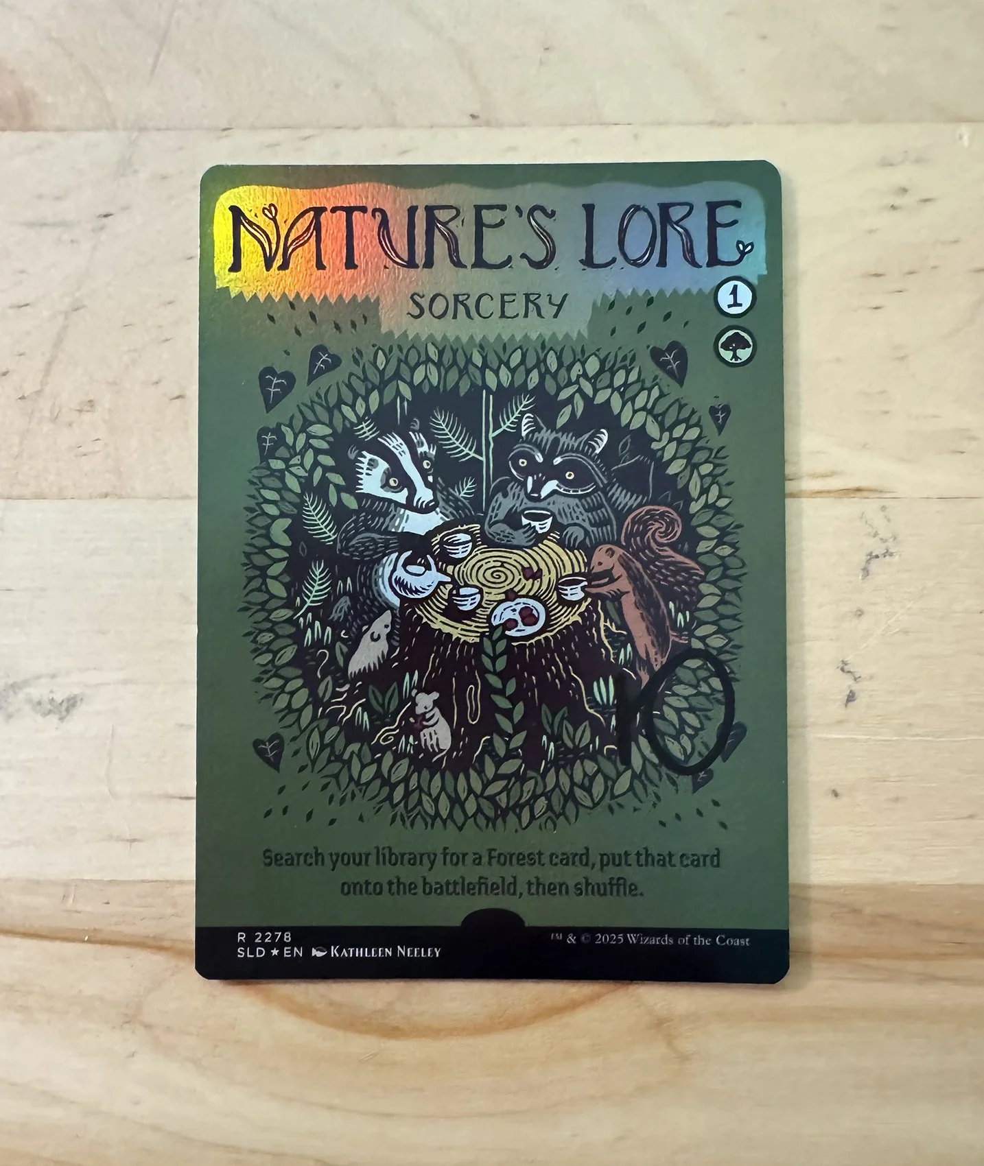 Card proof pack (foil) — Kathleen Neeley